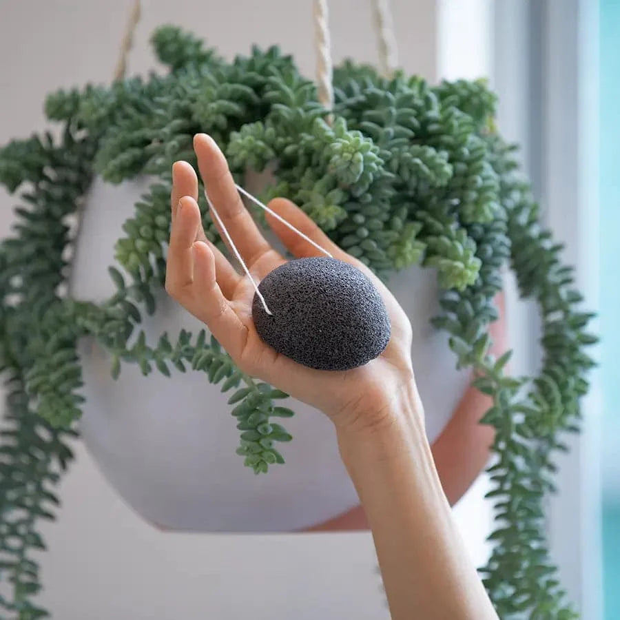 Gentle Charcoal Konjac Facial Sponge for Softer Skin