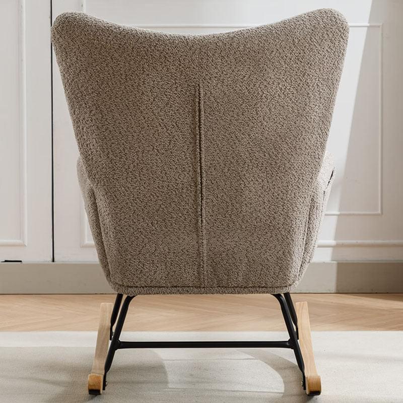 Modern Patchwork Rocking Chair – Macaron Edition