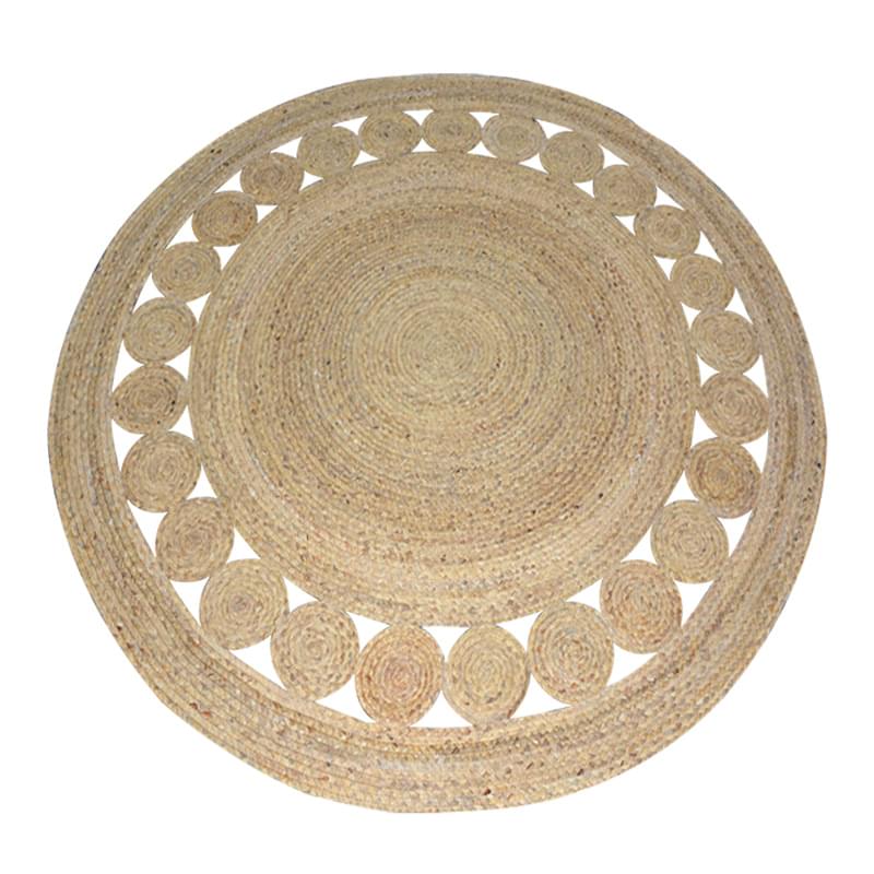 Natural Jute Area Rug for Living Room and Office
