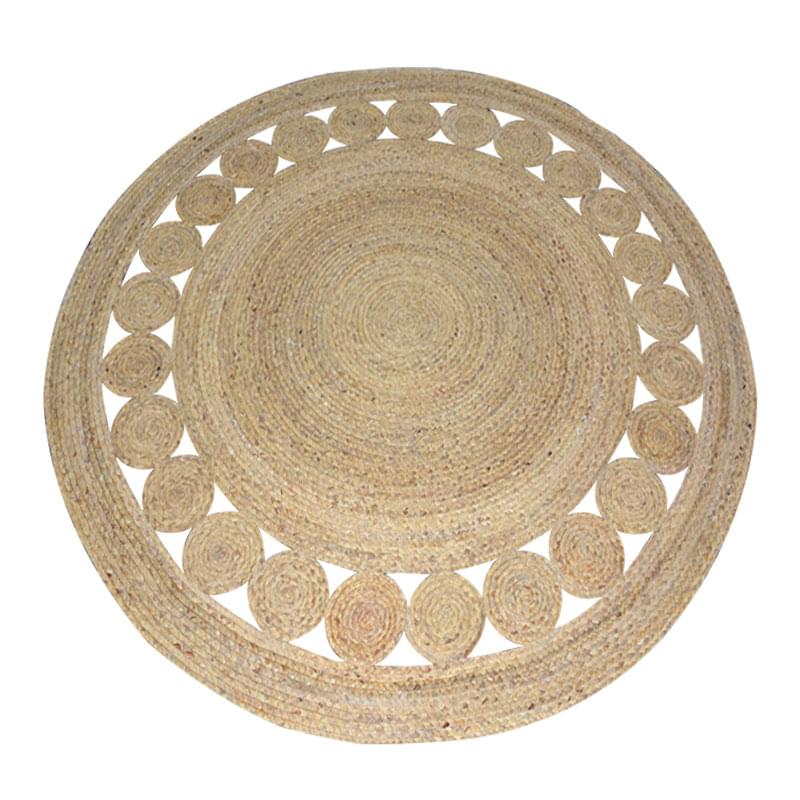 Natural Jute Area Rug for Living Room and Office