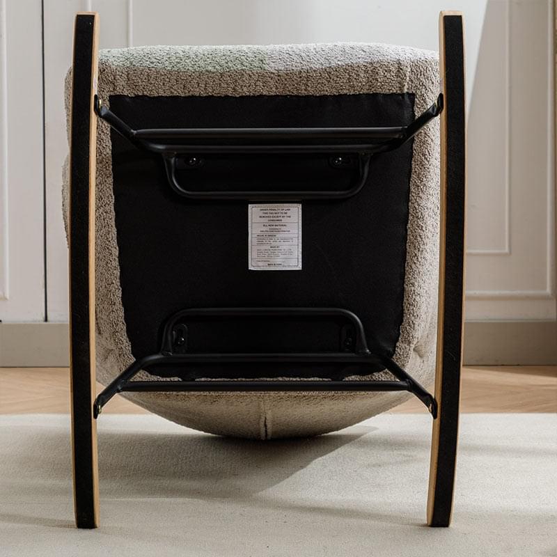 Modern Patchwork Rocking Chair – Macaron Edition