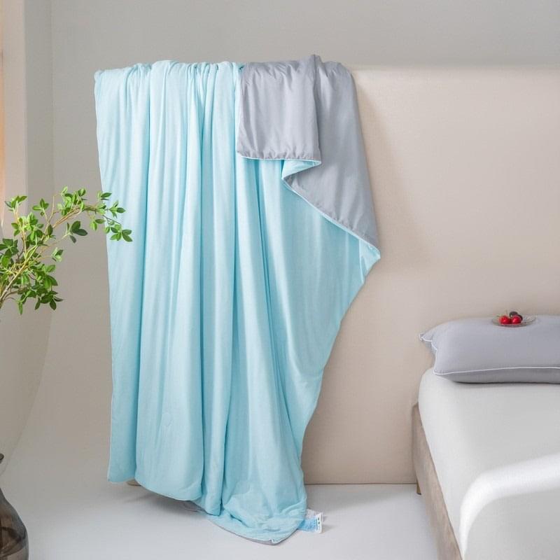 Sleep Light — Cooling Silk Blanket for Warm Nights