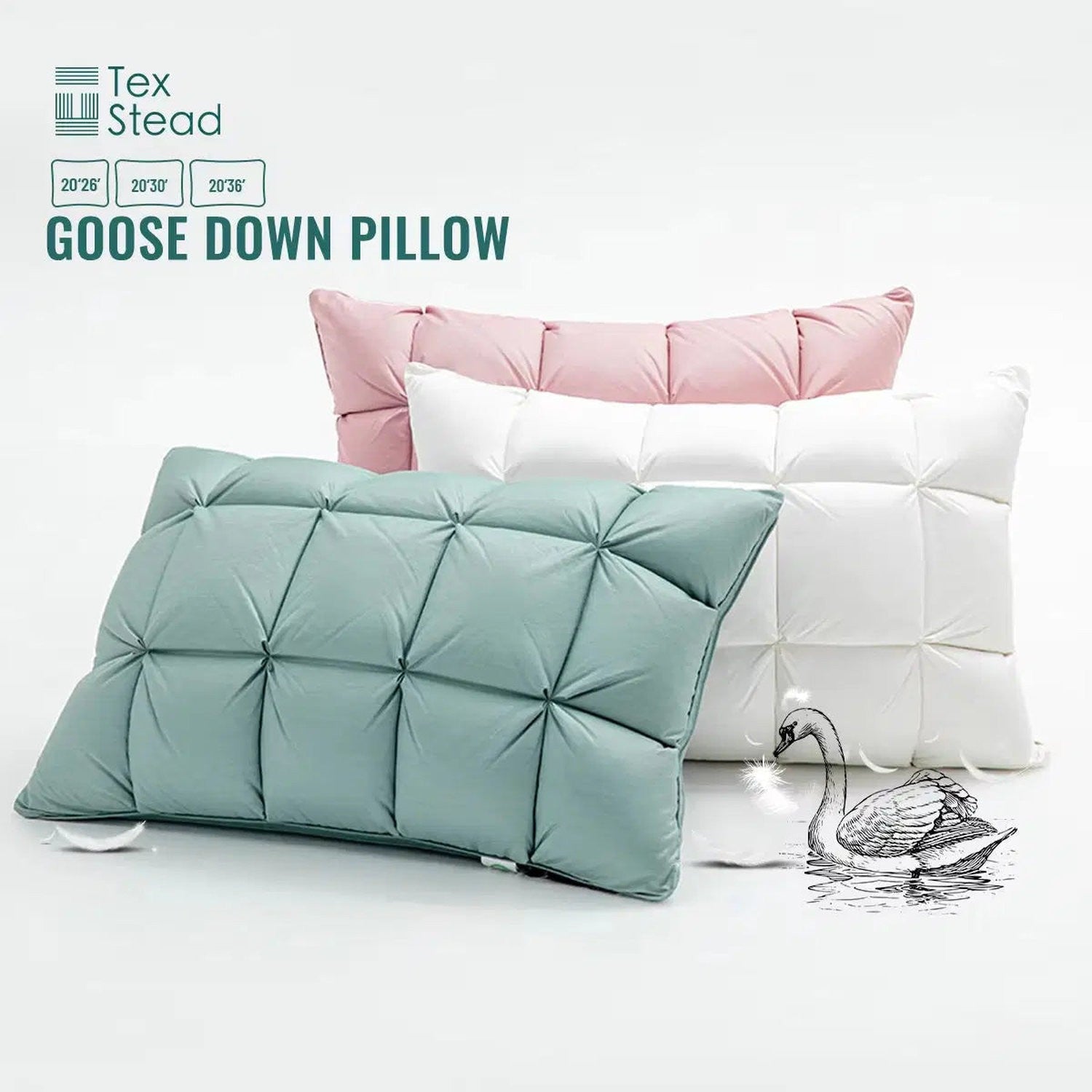 The Sleep Upgrade — DreamNest Luxury Goose Down Pillow