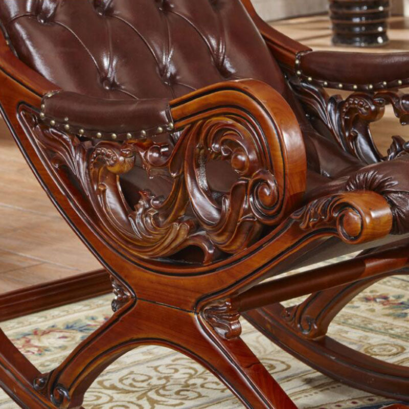 Womb-Style Rocking Lounge Chair — French-Inspired Design
