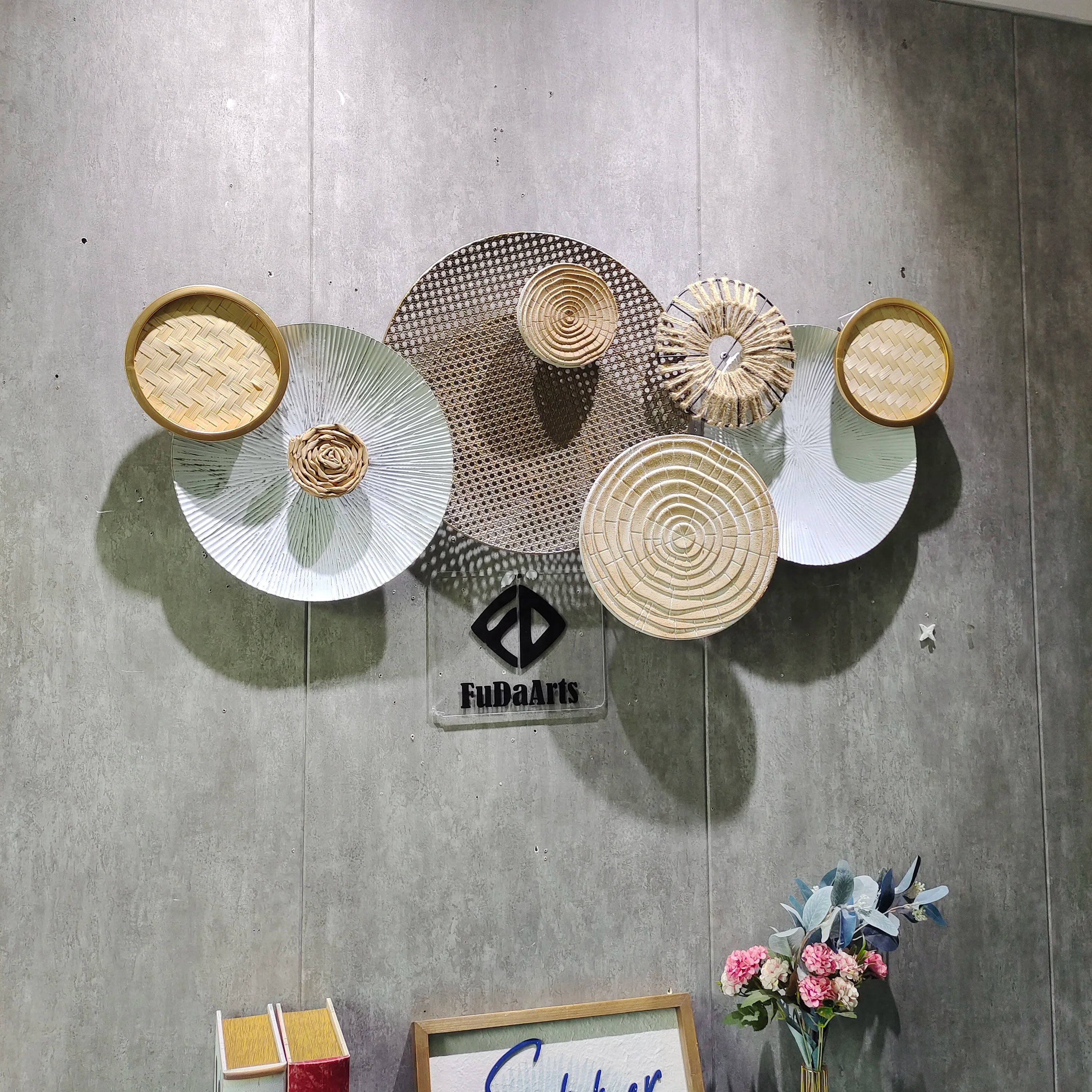 Luxury Flora Flower Metal Wall Decor (135x59cm)