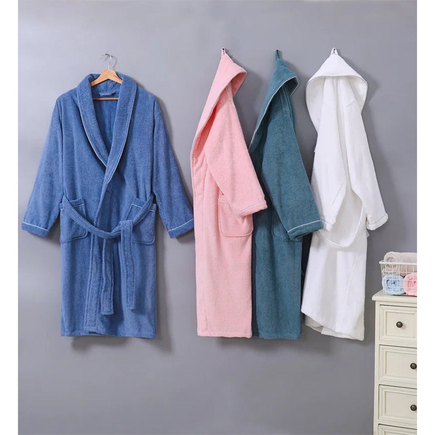 Wrap Yourself in Calm — 100% Cotton Terry Bathrobe