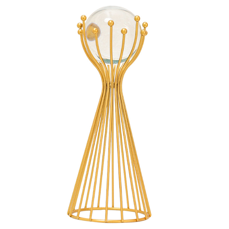 Gold Crystal Ball Decorative Accent