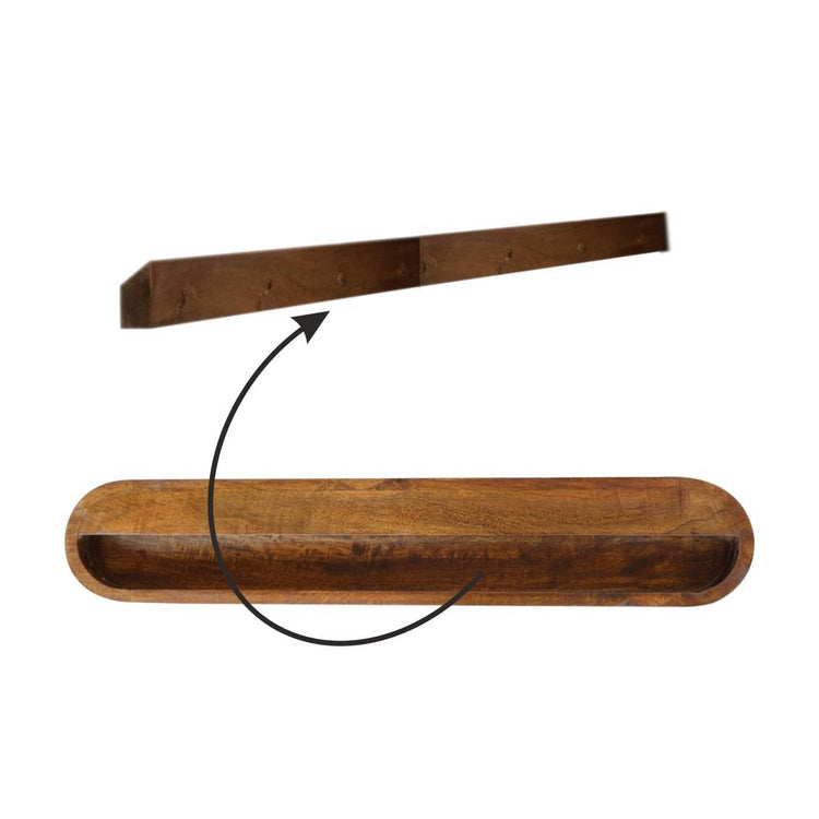 bulk Wall Mounted Chestnut Console Table for resale-8