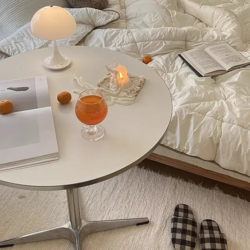 Sit in Style — Luxury Small Round Dining Table with Gold Metal Legs
