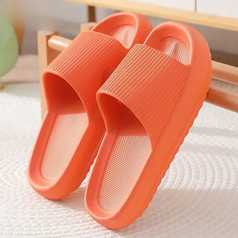 Cloud Comfort EVA Bathroom Slippers — 4cm Thick Sole, Indoor Home Sandals