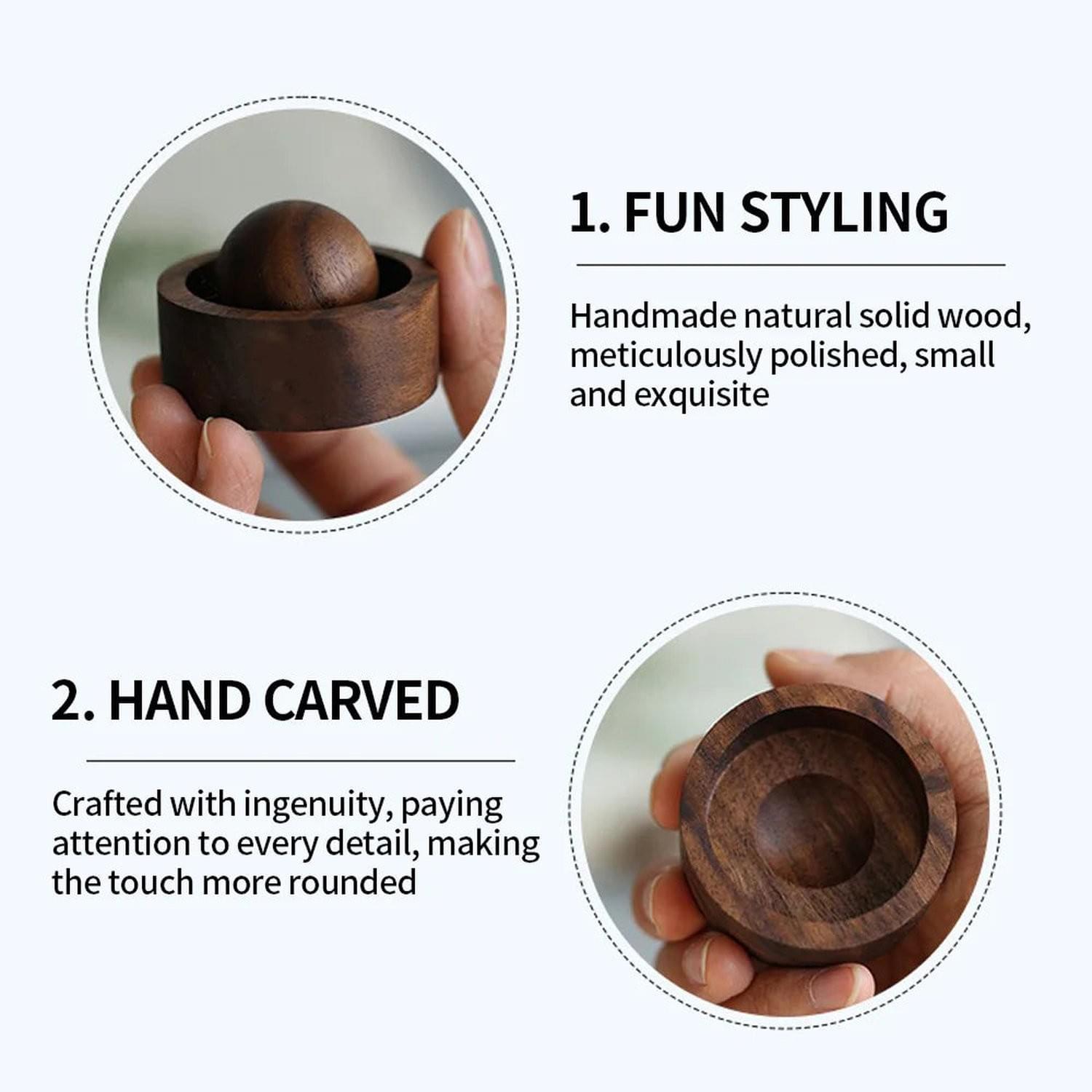 Natural Calm — Wooden Spherical Essential Oil Diffuser
