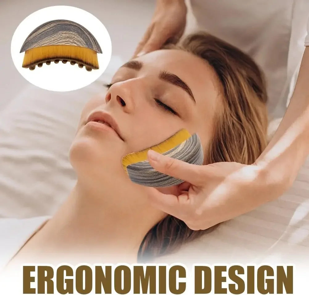 Lymphatic Contour Face Brush — Chin & Jawline Sculpting Massager