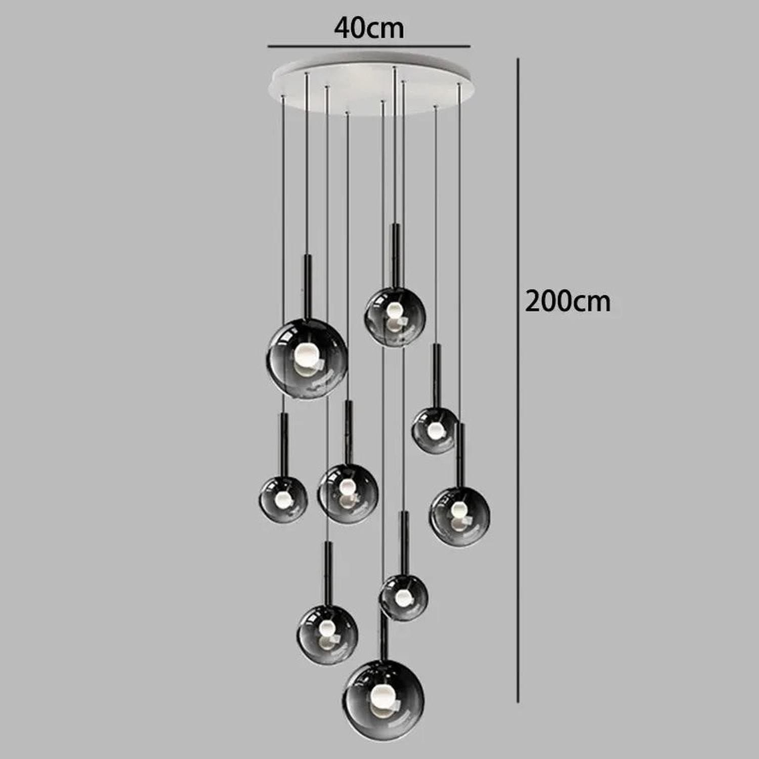 Nordic Stair Chandelier — Living & Dining Room Pendant Ceiling Light