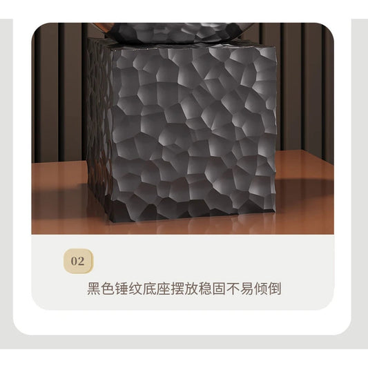 Feng Shui Resin Sculpture — Wind & Water Rise Décor