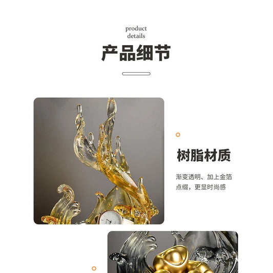 Feng Shui Resin Key Box — Luxury Desk Organizer & Entryway Essential