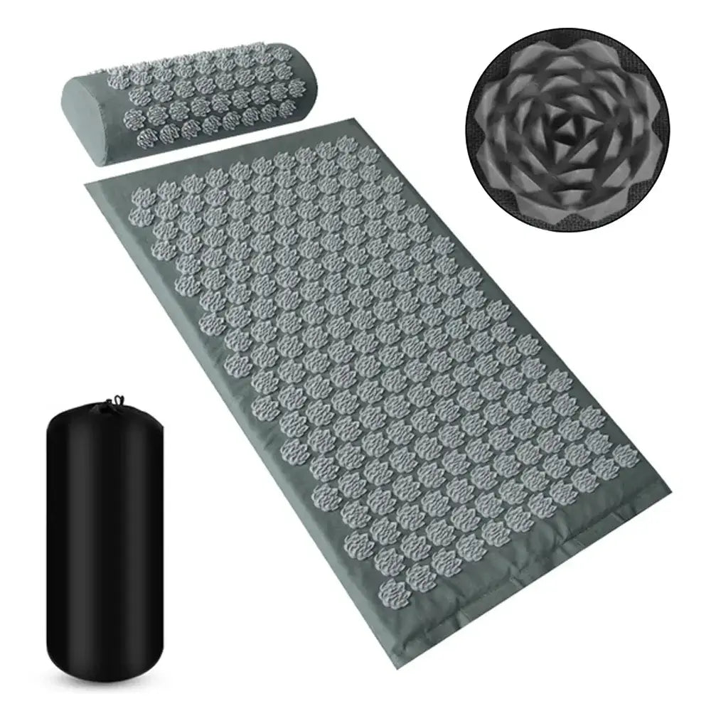 The Pressure Point Set — Spike Acupressure Mat & Pillow for Back Pain, Muscle Relief & Better Sleep