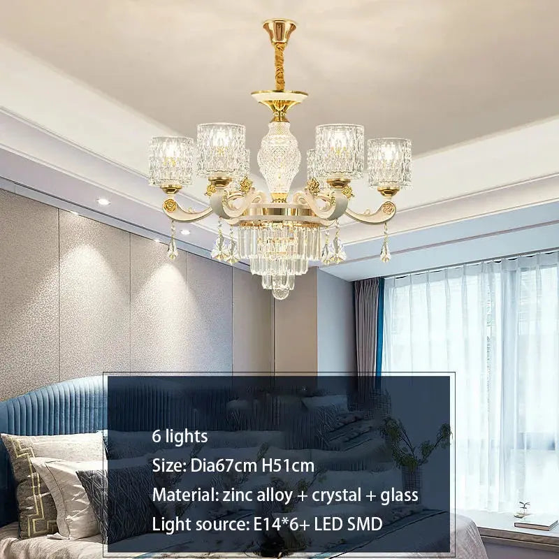 Dressed in Light — Crystal LED Chandelier for Hotel-Worthy Living Rooms & Bedrooms Jonine’s Corner
