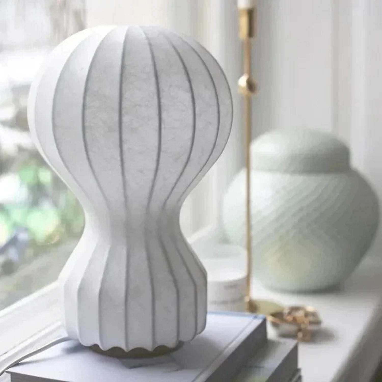 Wabi-Sabi Fabric Floor Lamp — Japandi Style for Bedroom & Living Room