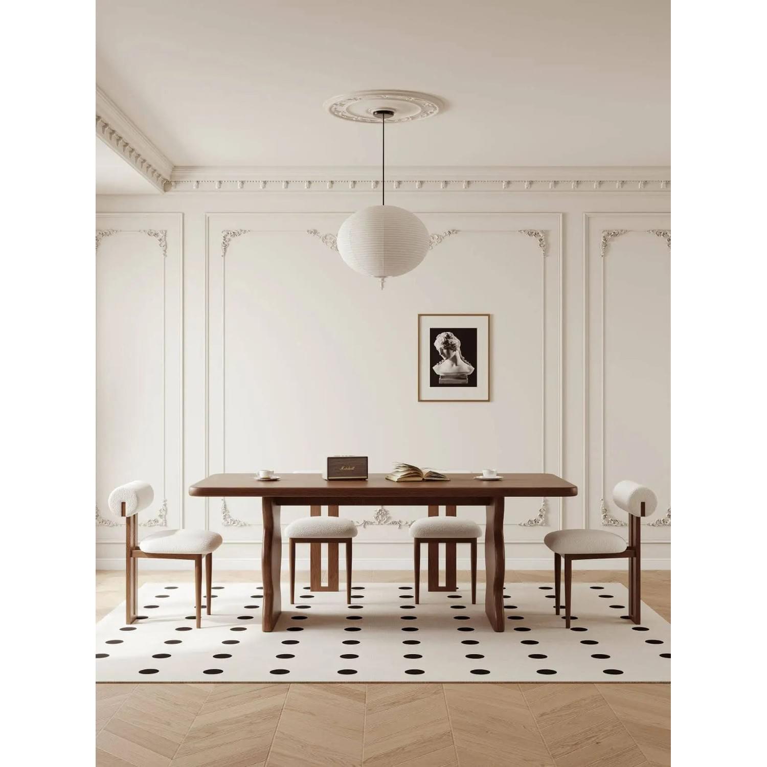 Solid Wood & Pine Dining Table