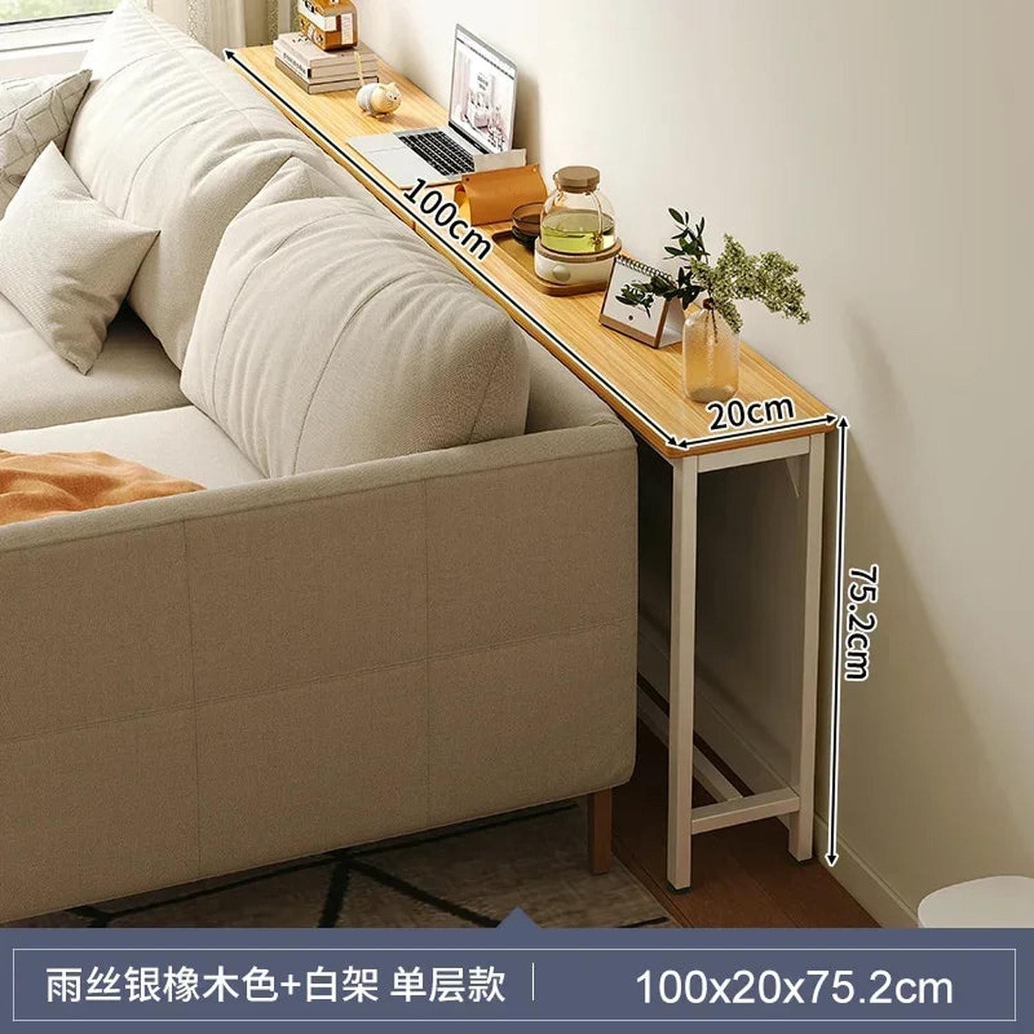 Narrow Sofa Gap Side Table — Space-Saving Partition Rack