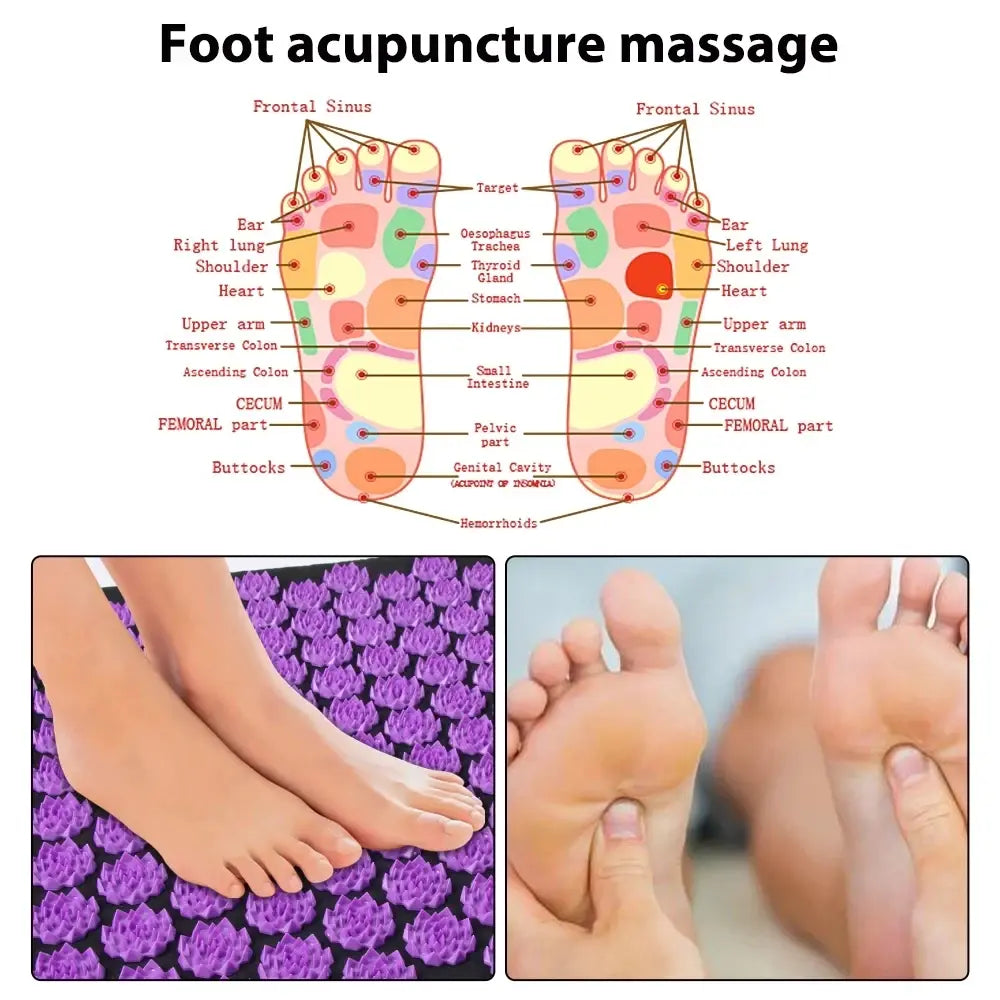 The Pressure Point Set — Spike Acupressure Mat & Pillow for Back Pain, Muscle Relief & Better Sleep