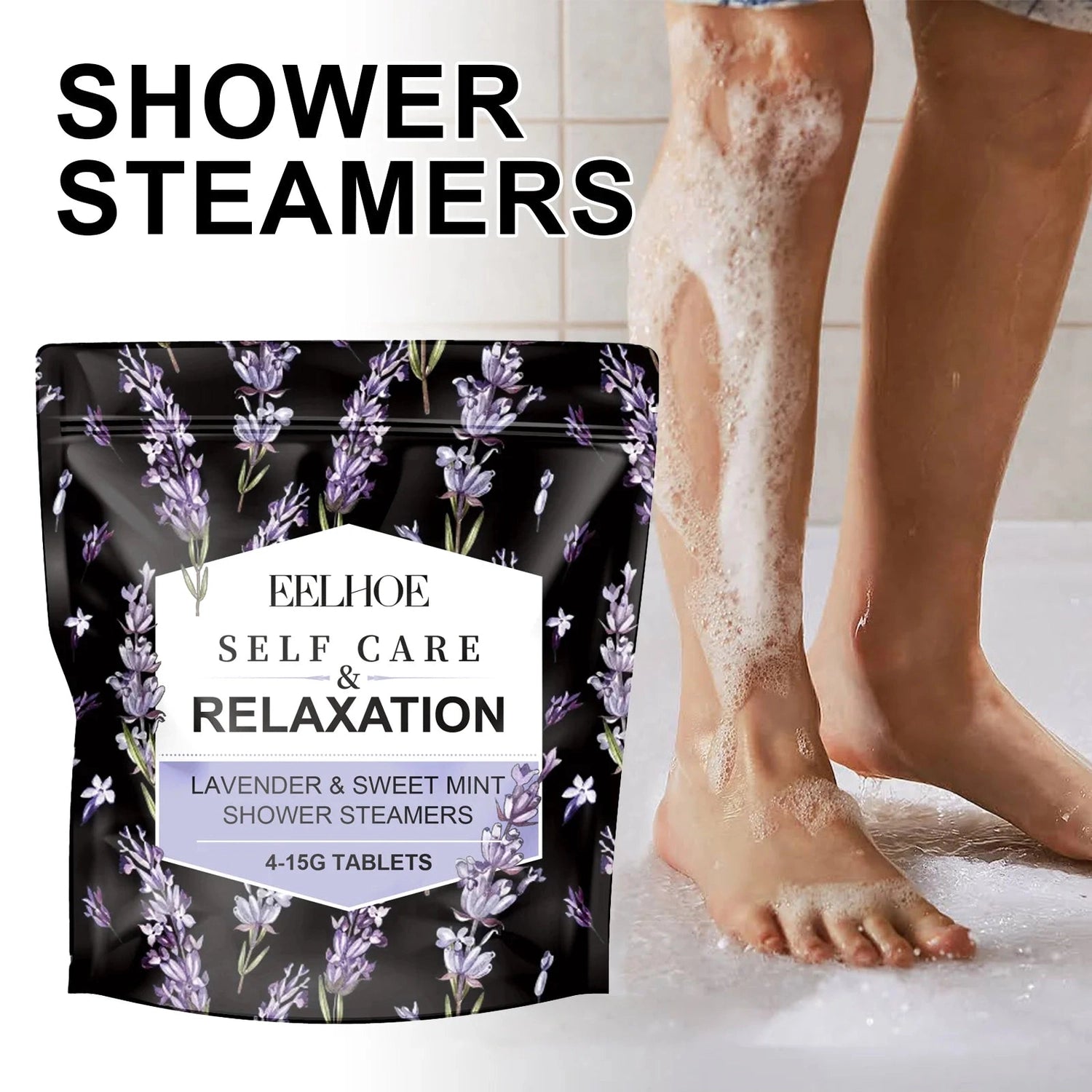 Shower Steamers Set Shower Steamers Aromatherapy Spa Kit Household Self Care Relaxation Lavender Shower Bath Bombs Moisturizing Jonine’s Corner