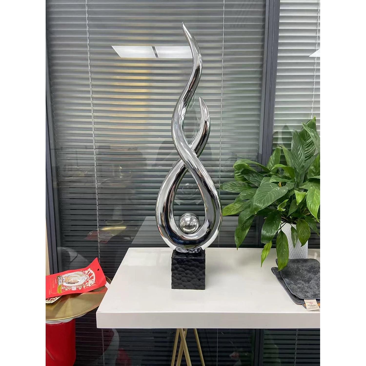 Feng Shui Resin Sculpture — Wind & Water Rise Décor