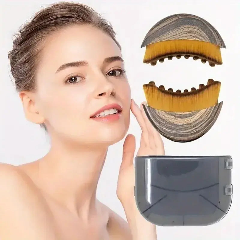 Lymphatic Contour Face Brush — Chin & Jawline Sculpting Massager