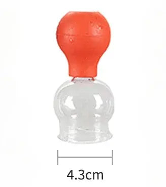 Rubber Vacuum Cupping Set – Glass Massage Jars for Health & Body Therapy