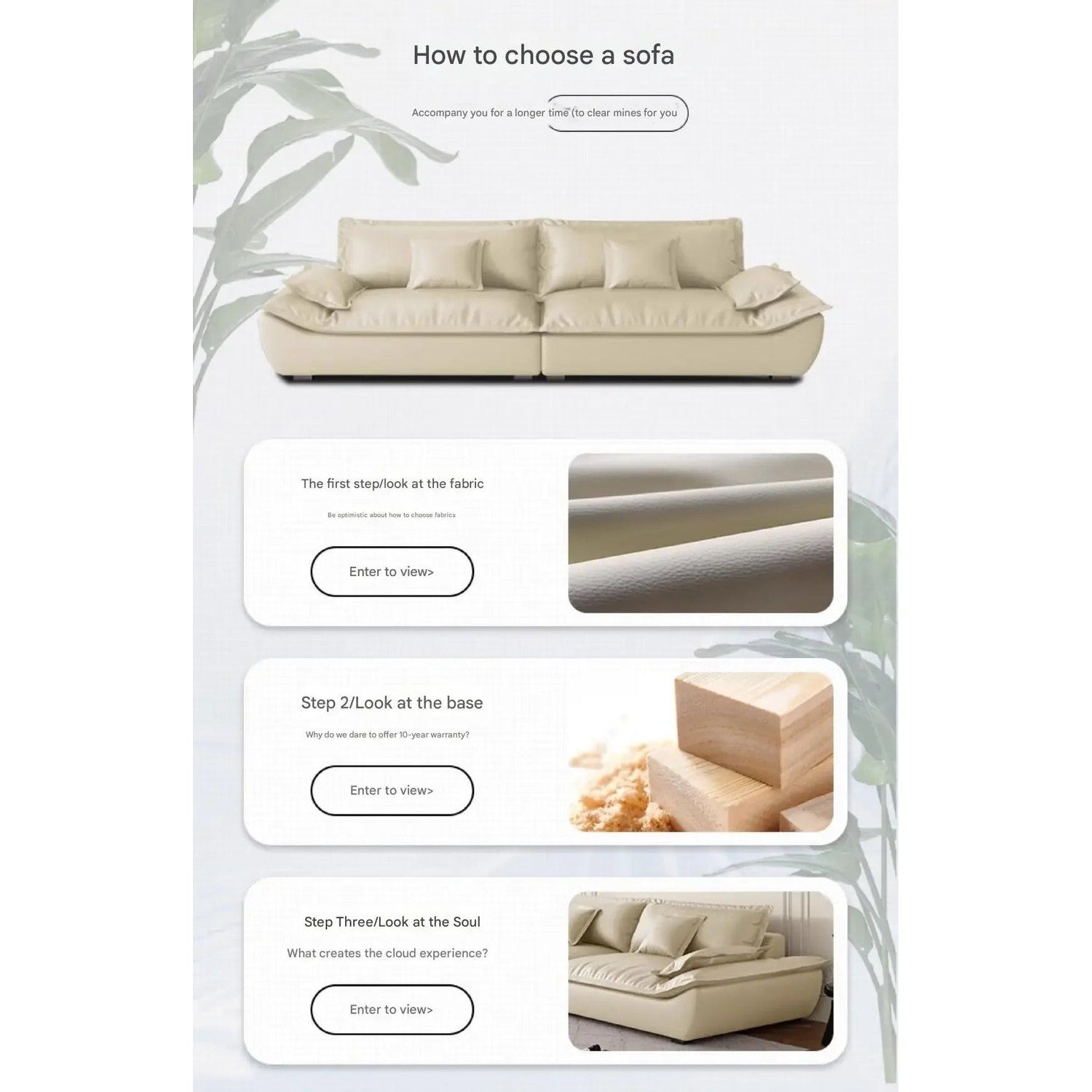 Luxury Genuine Leather Sofa — Designer Modular Living Room Seating