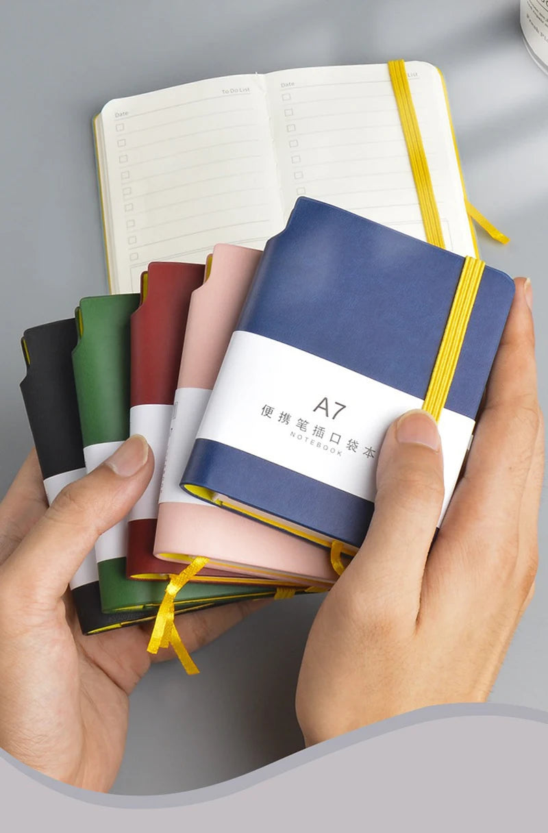 Pocket Notebook — A6/A7 PU Leather Planner & Memo Journal