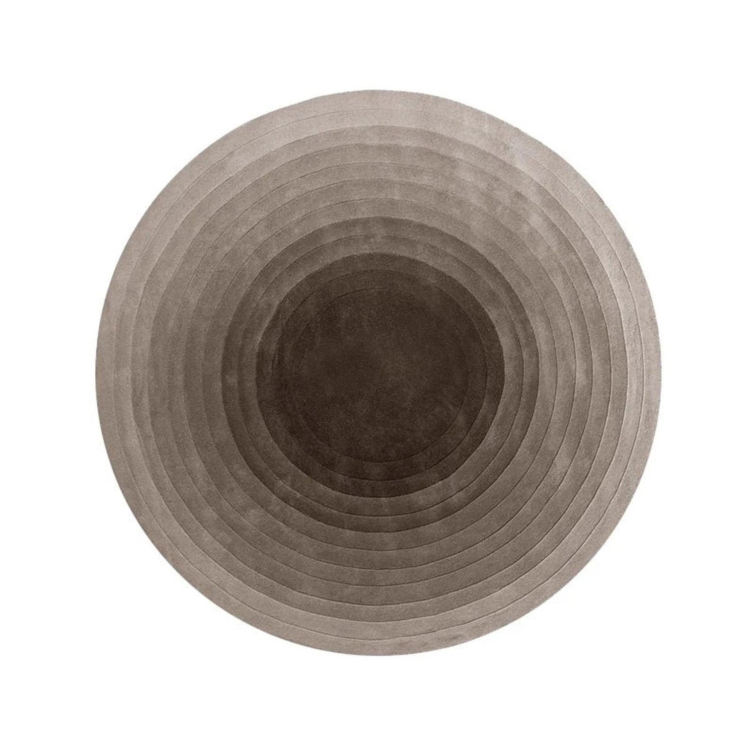 Round Gradient Area Rug — Machine Washable Non-Slip Floor Mat for Living Room & Bedroom