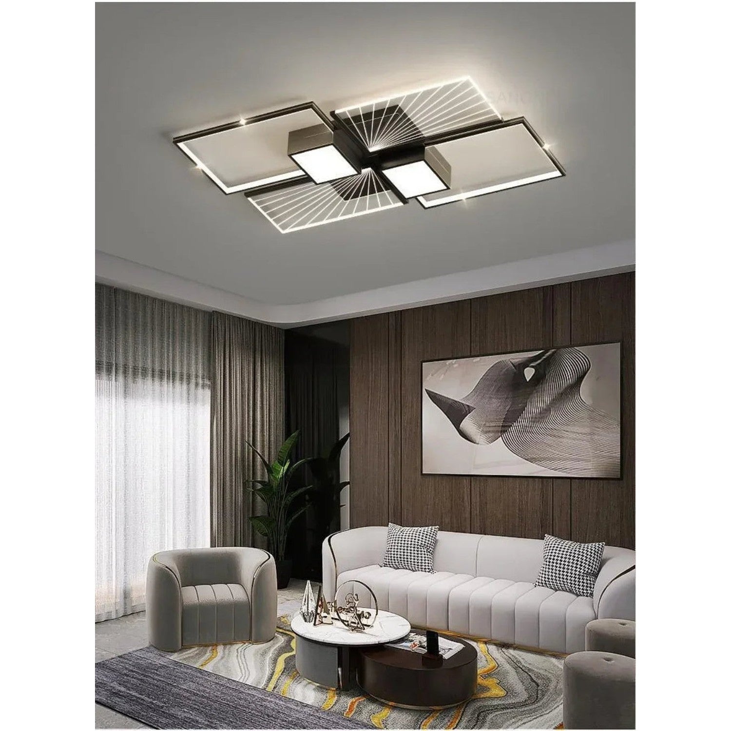 The Circle of Light — Modern Minimalist Ring LED Chandelier for Living Room & Dining