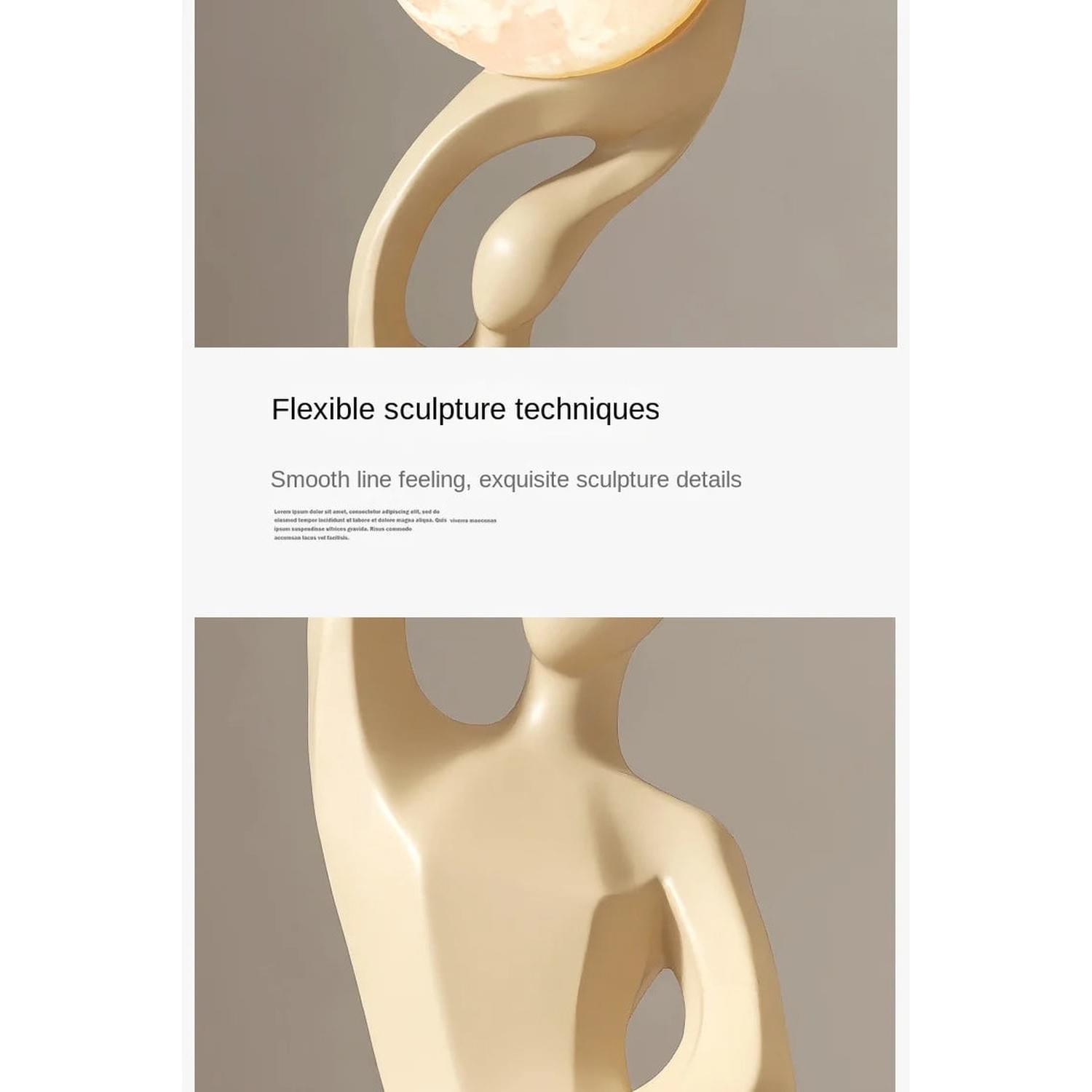 Light That Lives in the Room — Nordic Glow Resin Figurine with Ambient Light