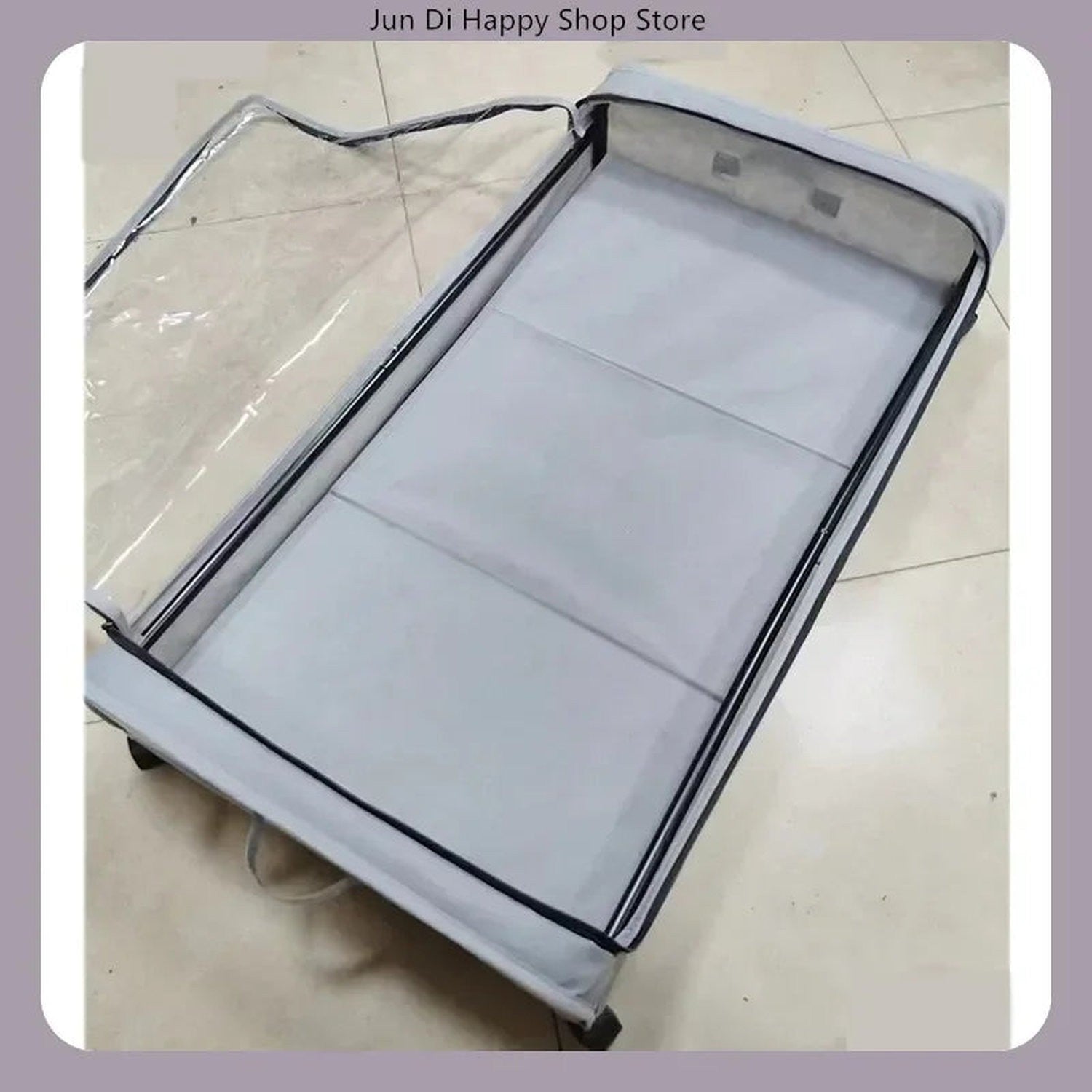 Under-Bed Rolling Storage Organizer with Wheels — Dust-Proof Drawer