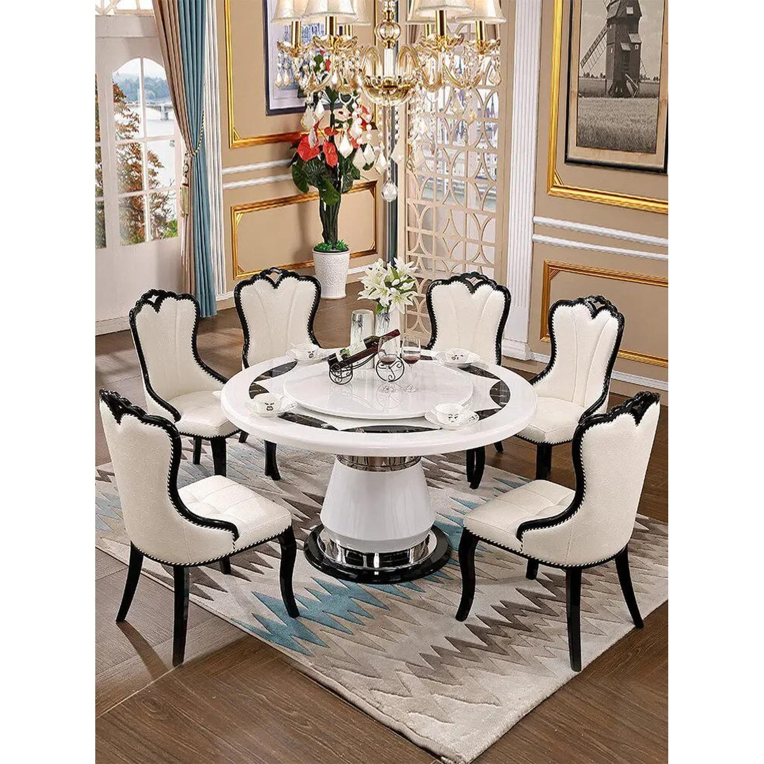 The Bistro Moment — Round Portable Dining & Console Table