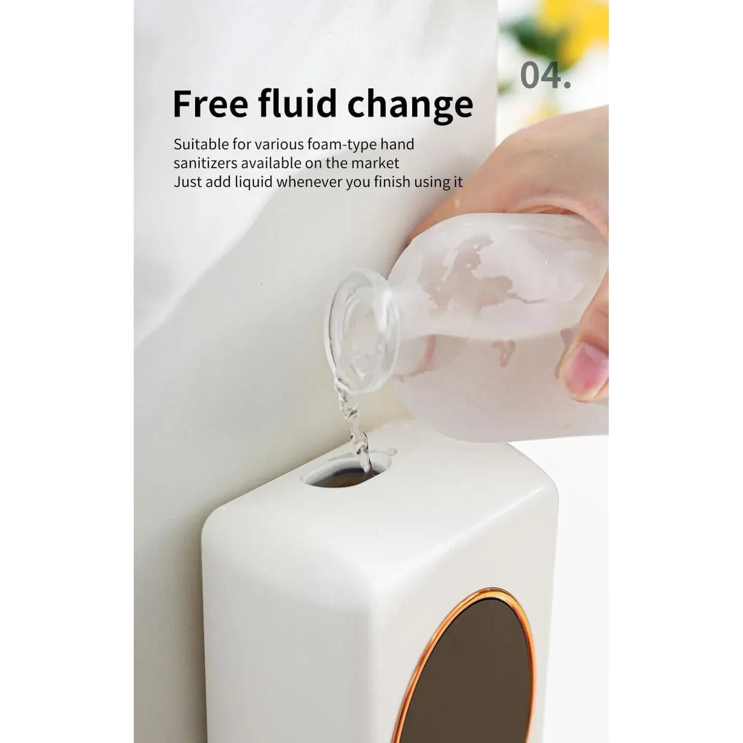 The Touchless Pour — 480ml Smart Foam Soap Dispenser, USB Rechargeable