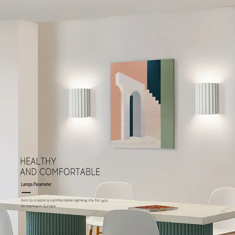 Nordic Macarone Resin LED Wall Lamp — Wall Lights & Sconces