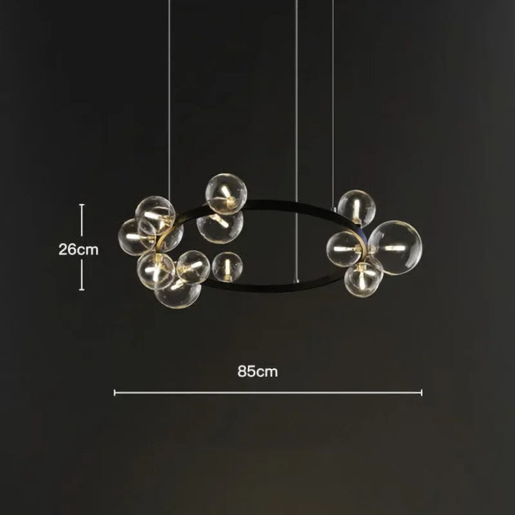 Modern Glass Bubbles Led Pendant Lights for Table Dining Room Kitchen Bar Chandeliers Lamps Home Decor Lusters Lighting Fixture Jonine&