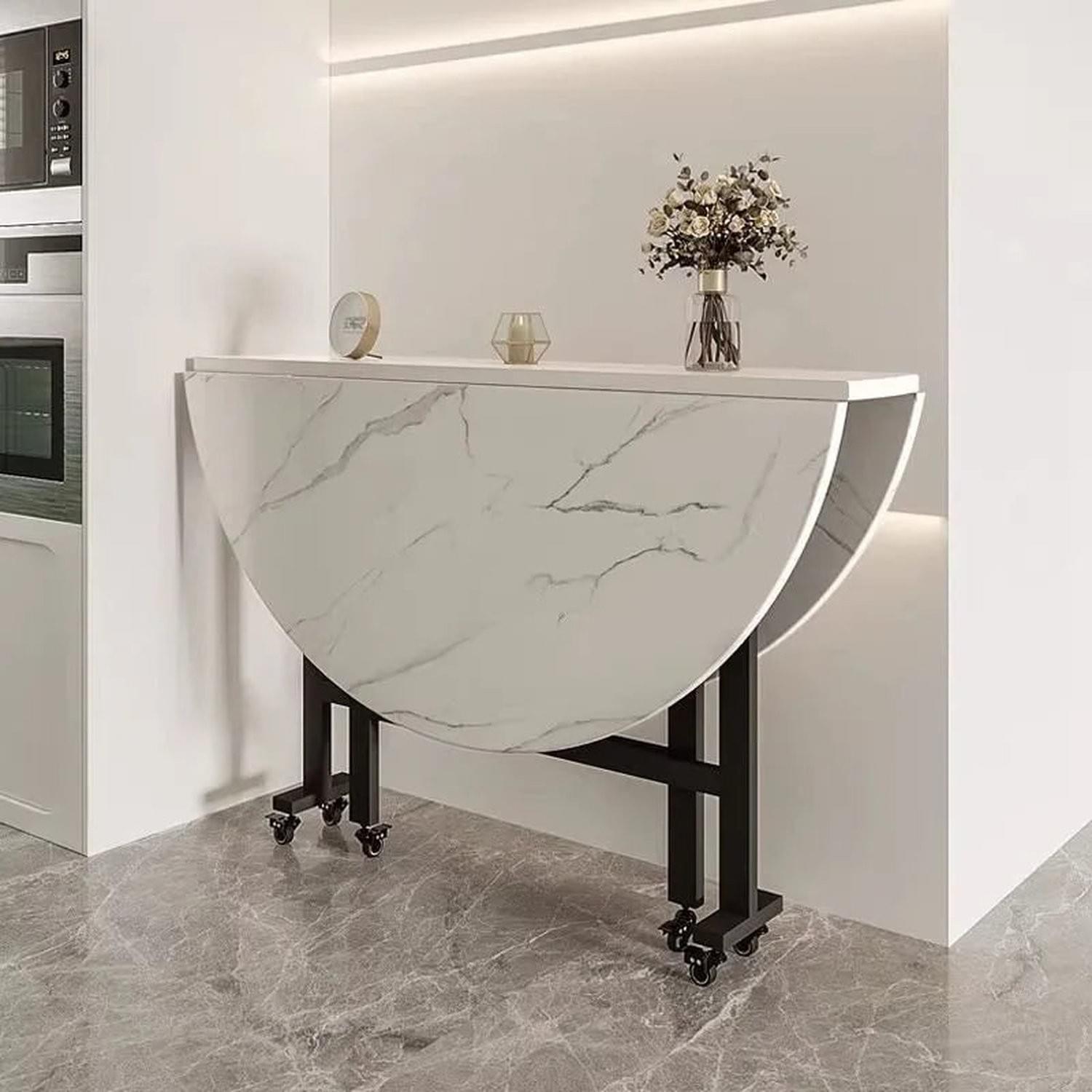 Round Foldable Dining Table — 100 & 120cm