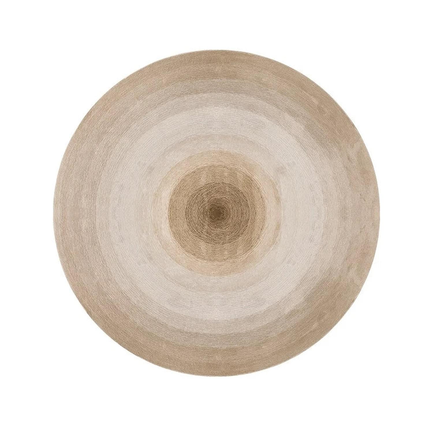 Round Gradient Area Rug — Machine Washable Non-Slip Floor Mat for Living Room & Bedroom