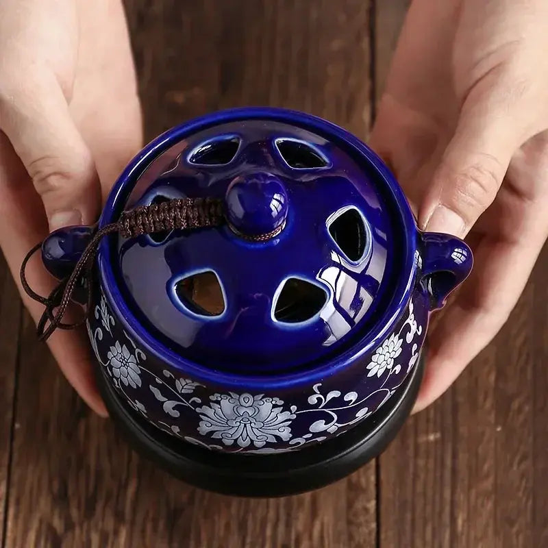 The Ritual Burner — Electric Ceramic Incense & Essential Oil Warmer with Timer