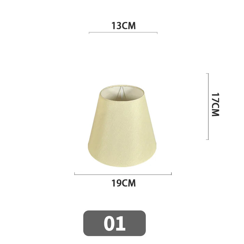 Nordic Style Chandelier Lamp Shade Linen Cloth Bedside Table Ceiling Light Cover E27 Modern Home Decor Wall Lamp Floor Lampshade