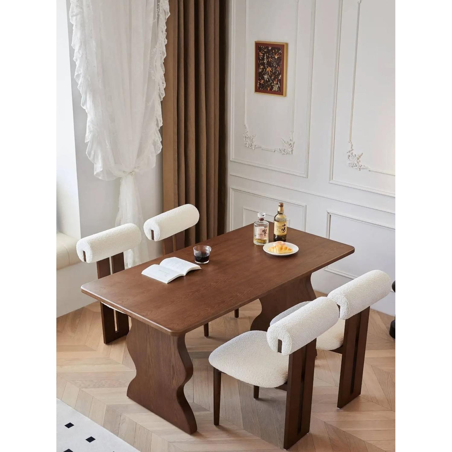 Solid Wood & Pine Dining Table