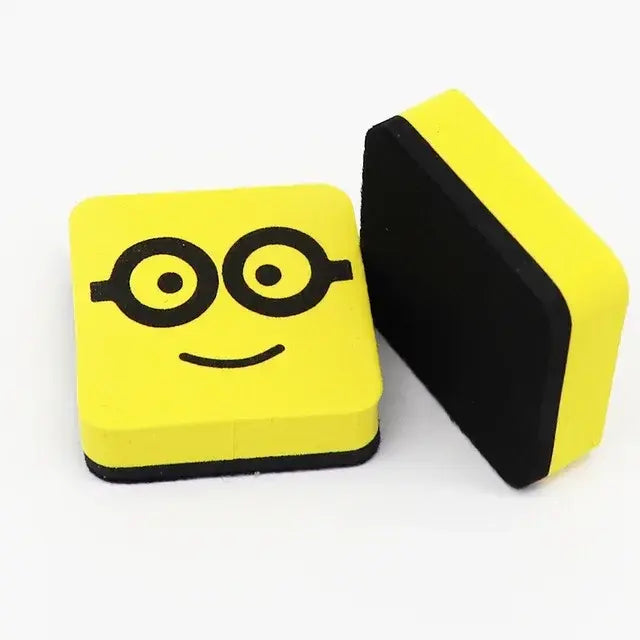 Write It, Wipe It, Repeat — Reusable Whiteboard Set with Blue Pen & Eraser