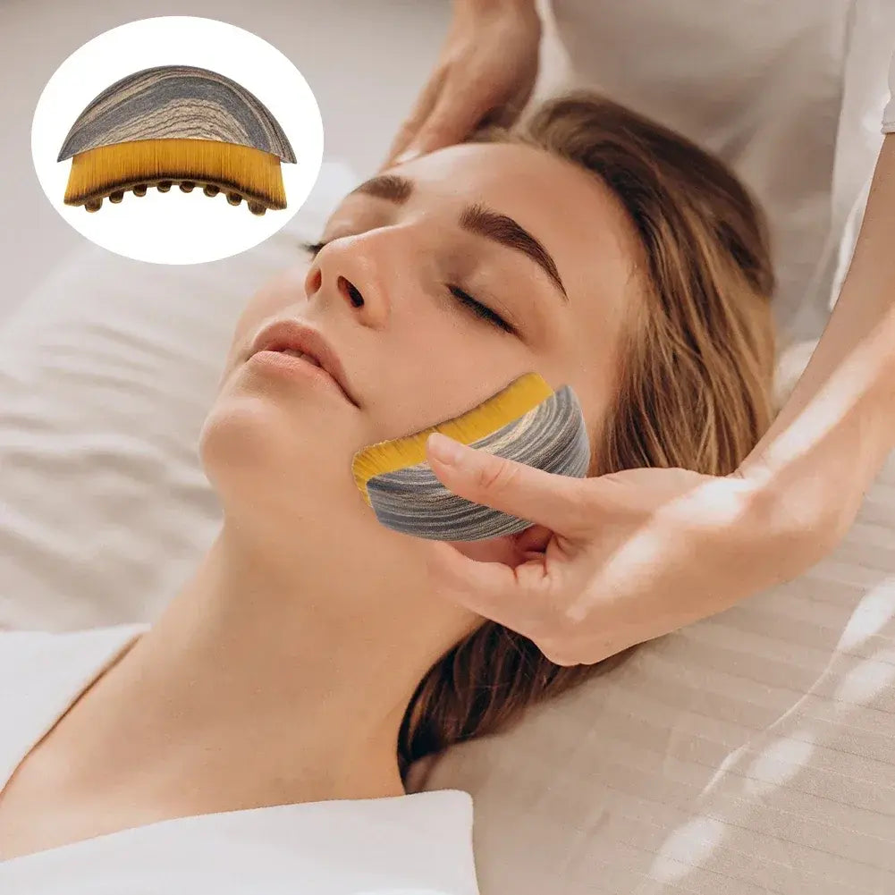 Lymphatic Contour Face Brush — Chin & Jawline Sculpting Massager