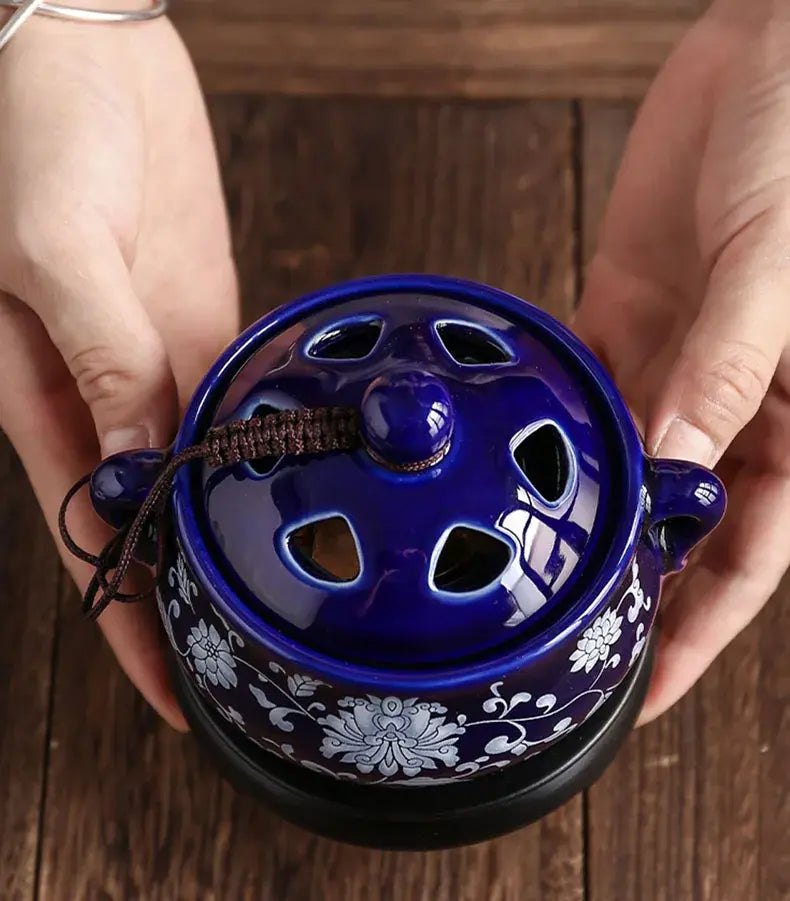 The Ritual Burner — Electric Ceramic Incense & Essential Oil Warmer with Timer