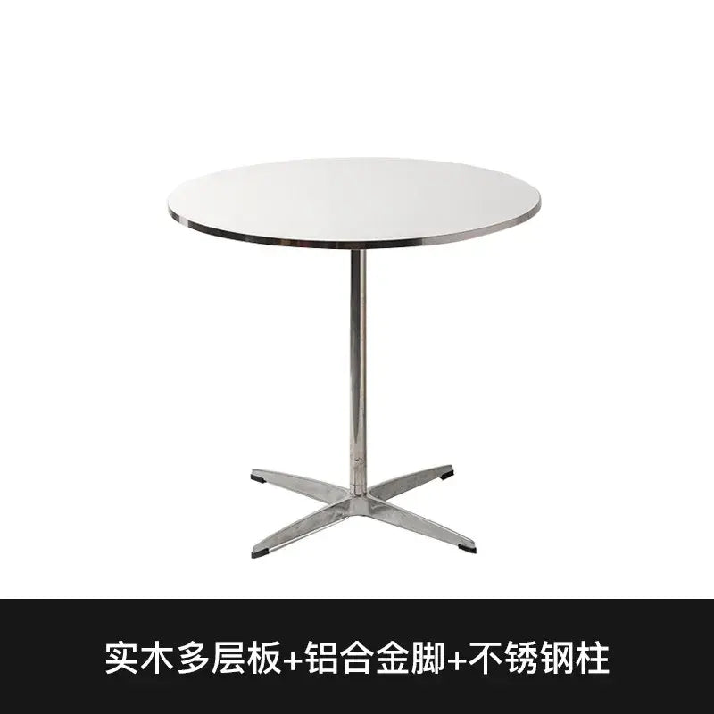 The Table That Brings Everyone In — Round Minimalist Dining Table