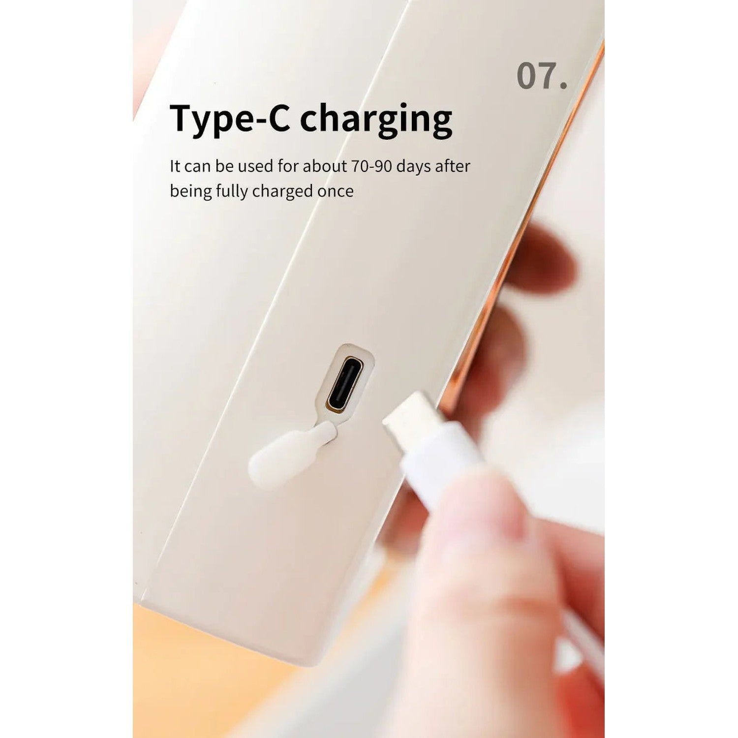 The Touchless Pour — 480ml Smart Foam Soap Dispenser, USB Rechargeable