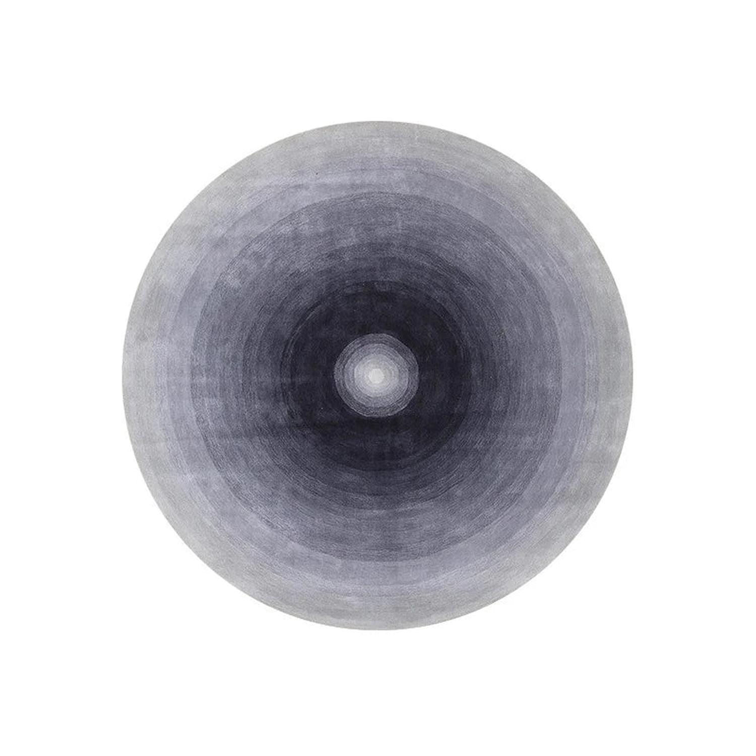 Round Gradient Area Rug — Machine Washable Non-Slip Floor Mat for Living Room & Bedroom
